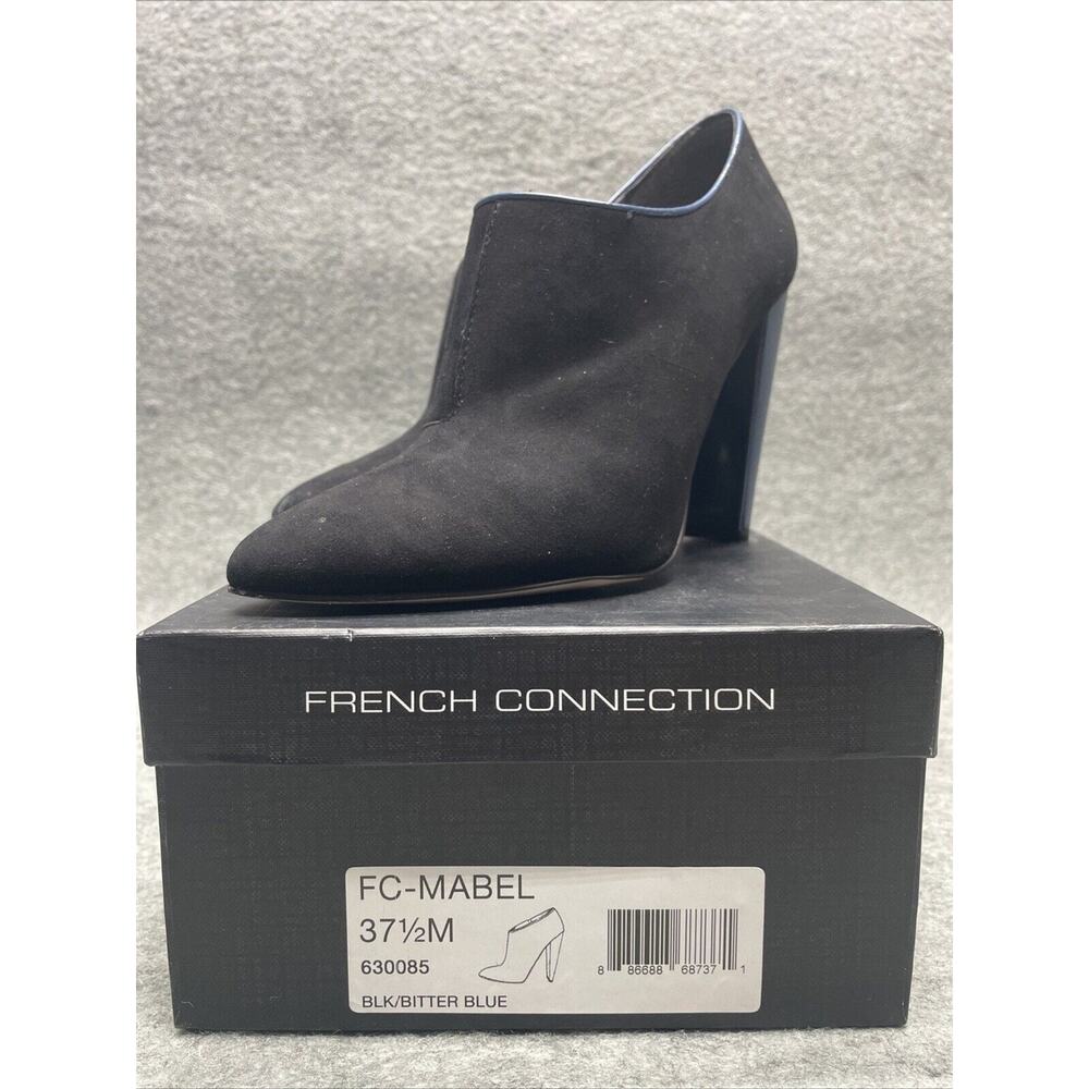 French Connection Women's US 6.5 Heels FC-Mabel Blk/Bitter Blue - Picture 2 of 7